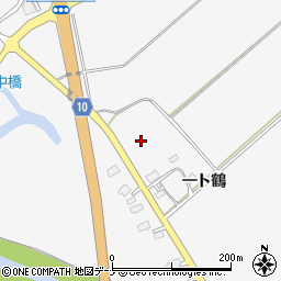 秋田県大仙市刈和野一ト鶴周辺の地図