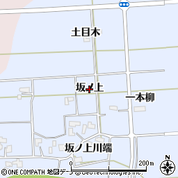 秋田県大仙市豊川（坂ノ上）周辺の地図
