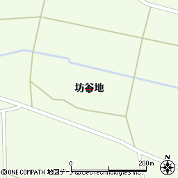 秋田県大仙市大神成（坊谷地）周辺の地図