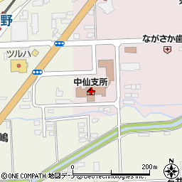 秋田県大仙市北長野茶畑141周辺の地図