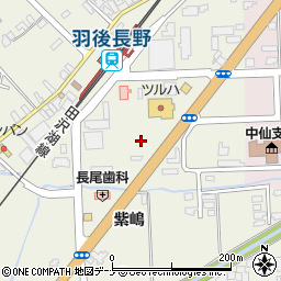 羽後長野駅前内科周辺の地図