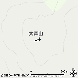 大森山周辺の地図