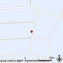 秋田県大仙市豊川合関周辺の地図