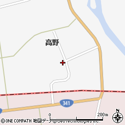 秋田県大仙市協和小種高野65周辺の地図