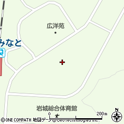 みんなのまち　岩城周辺の地図