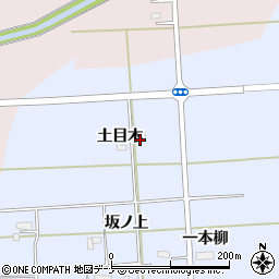 秋田県大仙市豊川（谷地中）周辺の地図
