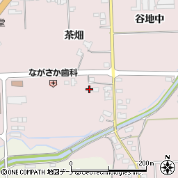 秋田県大仙市北長野茶畑10-2周辺の地図