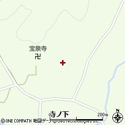 秋田県大仙市土川半道寺周辺の地図