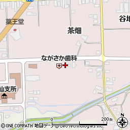 秋田県大仙市北長野茶畑55周辺の地図