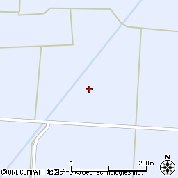 秋田県大仙市豊川中野周辺の地図