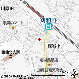 ＪＡ秋田おばこ西仙北周辺の地図