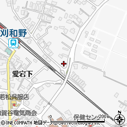 秋田県大仙市刈和野上ノ台荒屋敷3周辺の地図