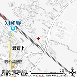 秋田県大仙市刈和野上ノ台荒屋敷5周辺の地図