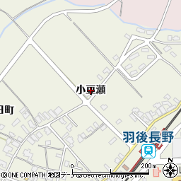 秋田県大仙市長野（小豆瀬）周辺の地図