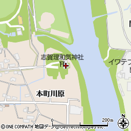 志賀理和気神社周辺の地図