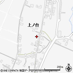 秋田県大仙市刈和野上ノ台周辺の地図