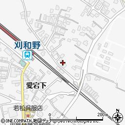 秋田県大仙市刈和野上ノ台荒屋敷12周辺の地図