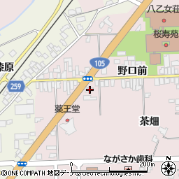 秋田県大仙市北長野茶畑85周辺の地図