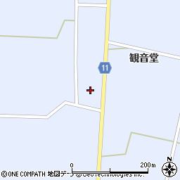 秋田県大仙市豊川上八丁堀3周辺の地図