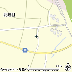 秋田県大仙市北野目北野目周辺の地図