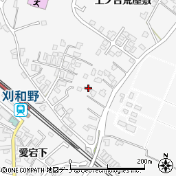 秋田県大仙市刈和野上ノ台荒屋敷63-4周辺の地図