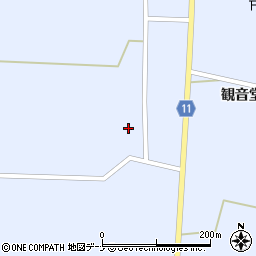 秋田県大仙市豊川上八丁堀62周辺の地図