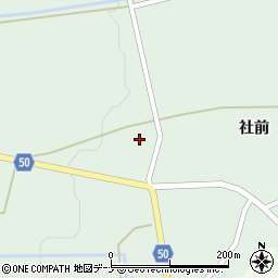 秋田県大仙市栗沢宝量周辺の地図