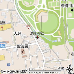 庚申神社周辺の地図