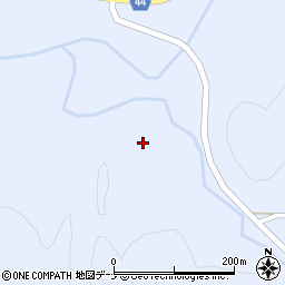 秋田県由利本荘市岩城道川桜沢周辺の地図