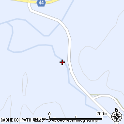 秋田県由利本荘市岩城道川桜沢4周辺の地図
