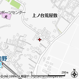 秋田県大仙市刈和野上ノ台荒屋敷72-15周辺の地図