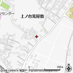 秋田県大仙市刈和野上ノ台荒屋敷72-5周辺の地図