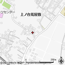 秋田県大仙市刈和野上ノ台荒屋敷72-8周辺の地図