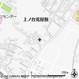 秋田県大仙市刈和野上ノ台荒屋敷72-7周辺の地図