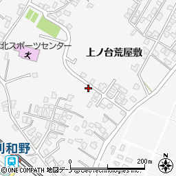 秋田県大仙市刈和野上ノ台荒屋敷72-26周辺の地図