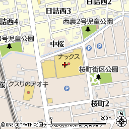 加藤米穀店　盛岡ショッピングセンターナックス店周辺の地図