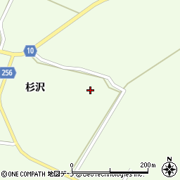 秋田県大仙市土川小杉山沢ノ内熊平周辺の地図