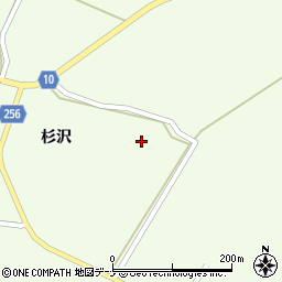 秋田県大仙市土川（小杉山沢ノ内熊平）周辺の地図