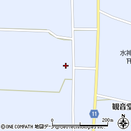秋田県大仙市豊川上八丁堀50周辺の地図