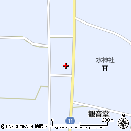 秋田県大仙市豊川上八丁堀24周辺の地図