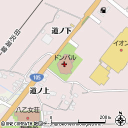 大仙市役所中仙支所教育委員会　生涯学習部生涯学習課・中仙公民館周辺の地図