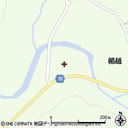 秋田県大仙市土川（楯越）周辺の地図