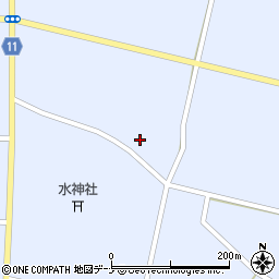 秋田県大仙市豊川斉内道下周辺の地図