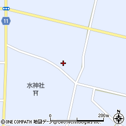 秋田県大仙市豊川（斉内道下）周辺の地図