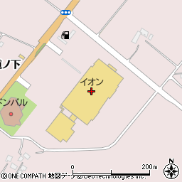 イオン中仙店周辺の地図