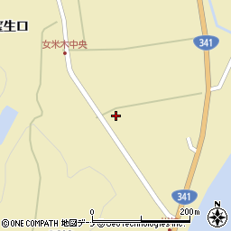 秋田県秋田市雄和女米木宝生口1周辺の地図