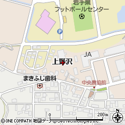 岩手県紫波郡紫波町桜町上野沢周辺の地図