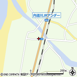 岩城ＩＣ入口周辺の地図