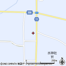 秋田県大仙市豊川上八丁堀208周辺の地図