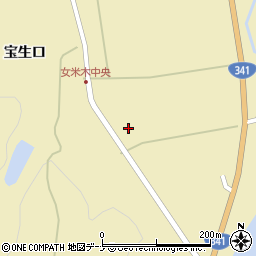 秋田県秋田市雄和女米木宝生口29周辺の地図